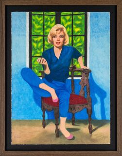Picture "MARILYN TRIPTYCH III SMALL (MIDDLE PANEL)" (2026) by James Francis Gill