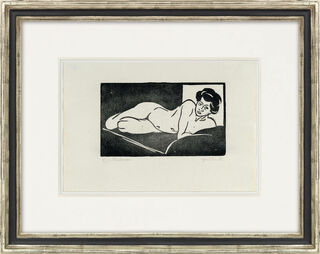 Picture "Resting Nude Girl - Model 5" (1905)