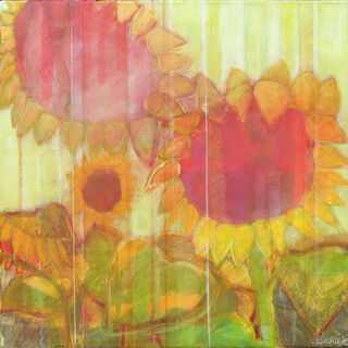 Bild "Sonnenblumen III" (2018) (Unikat)